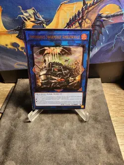 Amphibious Swarmship Amblowhale RA04-EN077 Prismatic Ultimate Rare 1st Ed Yugioh - Image 1