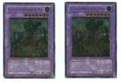 Yugioh! 2x Elemental Hero Grand Neos STON-EN035 GERMAN Ultimate Rare 1st - Image 1
