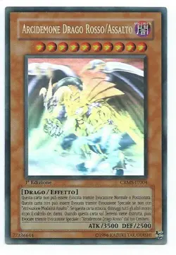Yugioh! Red Dragon Archfiend/Assault Mode CRMS-EN004 ITALIAN Ghost Rare 1st - Image 1