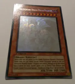 Yugioh! Red Dragon Archfiend/Assault Mode CRMS-EN004 ITALIAN Ghost Rare 1st - Image 3