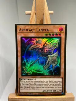 Artifact Lancea - Premium Gold Rare 1st Edition MAGO-EN008 - NM - YuGiOh - Image 1