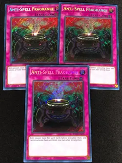 Yugioh Anti-Spell Fragrance RA02-EN076 1ST SECRET x3 (NM) - Image 1