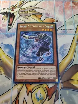 Yugioh - Secret Six Samurai - Doji SPWA-EN004 NM 1st ed Secret Rare - Image 1