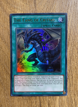 2x The Fang of Critias | DRL3-EN060 | Ultra Rare | 1st Edition | YuGiOh | Mint - Image 3