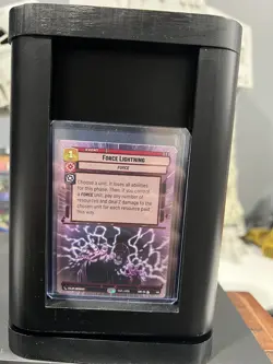 Star Wars Unlimited Force Lightning (Hyperspace) Near Mint Normal - Image 1