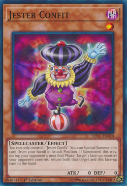 Jester Confit [SDCL-EN020] Common Moderately Played 1st Edition - Yugioh single - Image 1