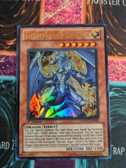 Yu-Gi-Oh! Lightpulsar Dragon SDDC-EN001 1st Edition Ultra Rare NM - Image 1