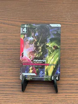 GUNDAM TCG CARD GAME KSHATRIYA GD01-044 LR+ HOIL FOIL ENGLISH NEWTYPE RISING NEU - Image 1