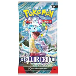 Pokemon Stellar Crown Booster Pack - 10 Cards / Pack - Random Art - SEALED - Image 1