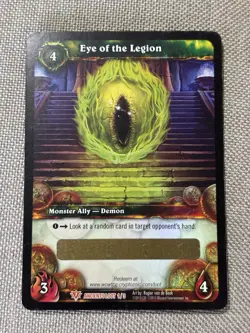 World Of Warcraft TCG Eye Of The Legion Ancient’s Loot 1/3 Unredeemed Loot Card - Image 1