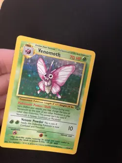 Venomoth 13/64 PL Jungle Set WOTC Pokemon Cards Vintage Holo Rare - Image 2
