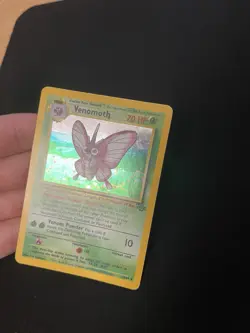 Venomoth 13/64 PL Jungle Set WOTC Pokemon Cards Vintage Holo Rare - Image 3
