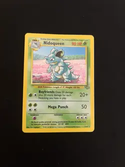 Nidoqueen 7/64 LP Jungle Set WOTC Pokemon Cards Vintage Holo Rare - Image 1