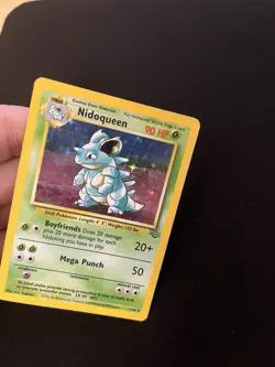 Nidoqueen 7/64 LP Jungle Set WOTC Pokemon Cards Vintage Holo Rare - Image 2