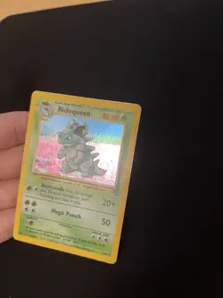 Nidoqueen 7/64 LP Jungle Set WOTC Pokemon Cards Vintage Holo Rare - Image 4
