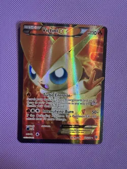 Pokemon TCG Victini EX Full Art Ultra Rare Holo Card 131/135 Plasma Storm - Image 2