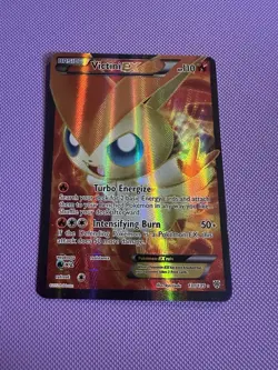 Pokemon TCG Victini EX Full Art Ultra Rare Holo Card 131/135 Plasma Storm - Image 3