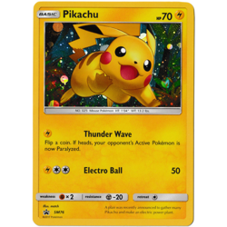 Pikachu SM76 | Holo Promo Pokemon TCG Card Single | NM - Image 2