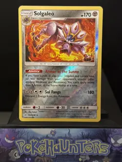 Pokemon Card Solgaleo 142/236 Cosmic Eclipse Reverse Holo Rare NM - Image 1