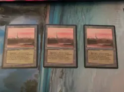 MTG Italian Karakas Legends Magic the Gathering Card MP-LP 3x - Image 1