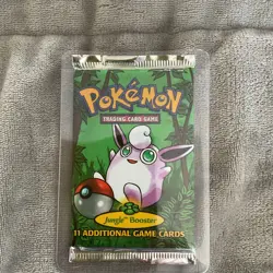 Pokemon Trading Cards - Jungle Booster Pack 1999 - Wigglytuff Artwork - SEALED - Image 1