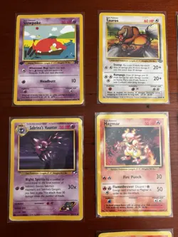 Pokemon Non-Holo Card Lot Wotc Vintage 10 cards HP. as is - Image 2