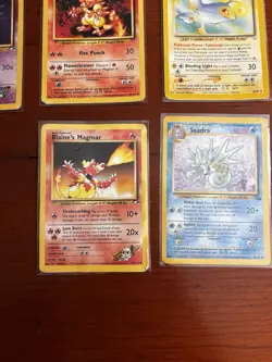 Pokemon Non-Holo Card Lot Wotc Vintage 10 cards HP. as is - Image 4