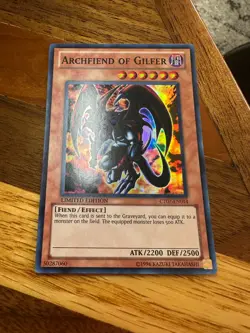 Archfiend of Gilfer CT07-EN014 Limited Edition Super Rare PL + BONUS - Image 1