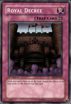 Royal Decree - 1st Edition SD5-EN035 - LP - YuGiOh - Image 1