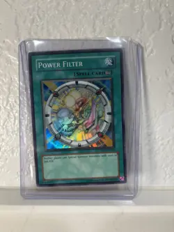 Yugioh Power Filter TDGS-EN058 Super Rare-MP - Image 1