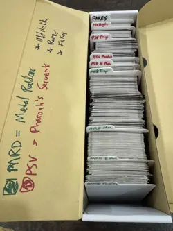Vintage Yu-Gi-Oh! Bulk Lot ~1300 Cards + 27 Rares w/ Holofoil Names - mostly LP - Image 2