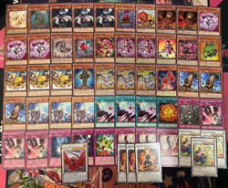 YUGIOH - BLACK ROSE DRAGON PLANT SYNCHRO DECK - DEBRIS DRAGON, LONEFIRE BLOSSOM - Image 1