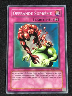 YUGIOH ULTIMATE OFFERING CP04-FR002 SUPER RARE (FRENCH) CP04-EN002 LP! - Image 1