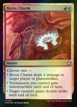 MTG Boros Charm Foil ** Foundations ** English (NM) - Image 1