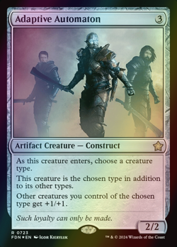 MTG Adaptive Automaton Foil ** Foundations ** English (NM) - Image 1