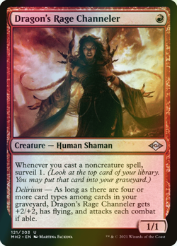 MTG Dragon's Rage Channeler Foil ** Modern Horizons 2 ** English (NM) - Image 1