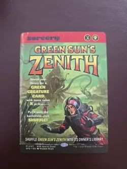 Green Sun's Zenith Magic: The Gathering Card Edge Of Eternities Regular - Image 1