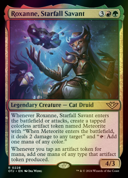MTG Roxanne, Starfall Savant Foil ** Outlaws of Thunder Junction ** English (NM) - Image 1