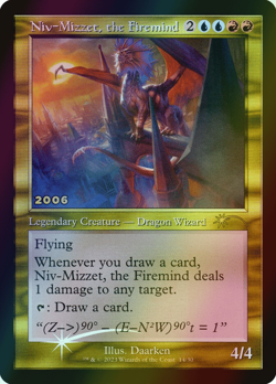 MTG Niv-Mizzet, the Firemind Foil ** 30th Anniversary Play Promos ** En (NM) - Image 1