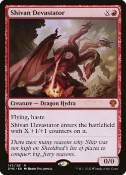 MTG Shivan Devastator ** Dominaria United ** English (NM) - Image 1