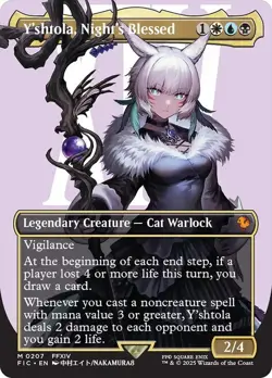 Y'shtola, Night's Blessed Showcase Final Fantasy MTG NM - Image 1