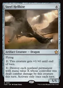 MTG Steel Hellkite ** Foundations ** English (NM) - Image 1