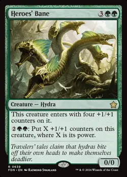 MTG Heroes' Bane ** Foundations ** English (NM) - Image 1