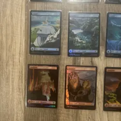 Final Fantasy Magic The Gathering Basic Lands Foil Cards Lot Of 16 MTG - Image 5