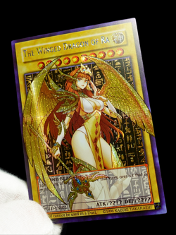 Yu-Gi-Oh Winged Dragon of Ra Waifu Secret Rare Alt Art Holo FX Sexy Anime Custom - Image 3