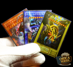Yu-Gi-Oh Slifer Obelisk Ra God Card Set Secret Rare Holo Custom FX Alt Art Orica - Image 1