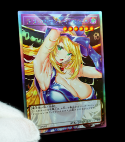 Yu-Gi-Oh Dark Magician Girl Ultra Rare Alt Art Holo Sexy Anime Waifu Custom Card - Image 3