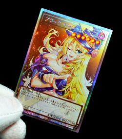 Yu-Gi-Oh Dark Magician Girl Ultra Rare Alt Art Holo Sexy Anime Waifu Fan Custom - Image 5