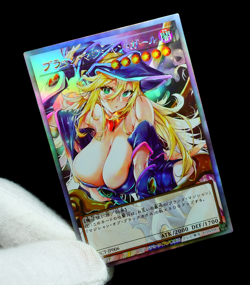 Yu-Gi-Oh Dark Magician Girl Ultra Rare Alt Art Holo Sexy Anime Waifu Fan Custom - Image 5