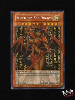 Yu-Gi-Oh God Card Set Slifer Obelisk Ra Secret Rare Alt Art Holo Waifu Custom - Image 5